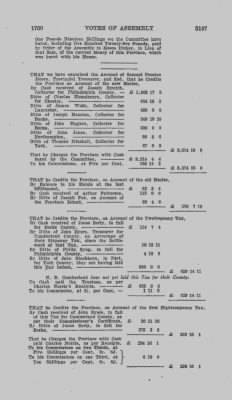 Volume VI > Votes of Assembly 1760