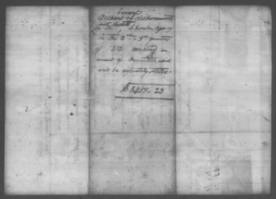 Thumbnail for Fiscal Records > Copies Of Accounts, Receipts, And Disbursements, 1801-20