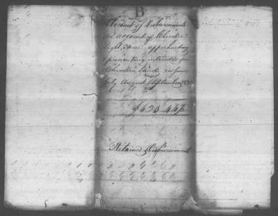 Fiscal Records > Copies Of Accounts, Receipts, And Disbursements, 1801-20