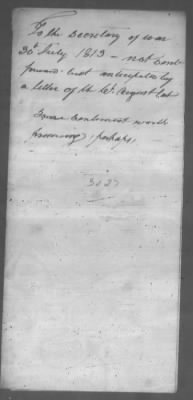 Correspondence And Miscellaneous Records > 1813