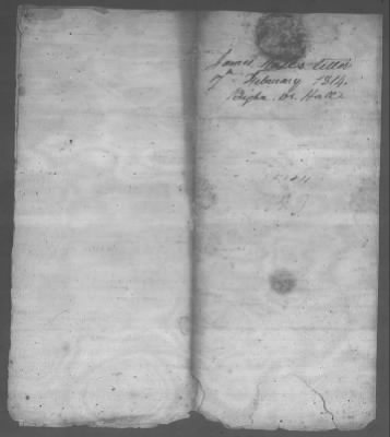 Thumbnail for Correspondence And Miscellaneous Records > 1814