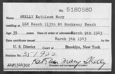 Thumbnail for 1943 > SKELLY Kathleen Mary