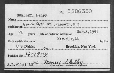 Thumbnail for 1944 > SKELLEY, Henry