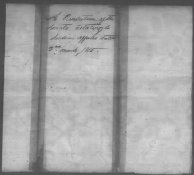 Thumbnail for Correspondence And Miscellaneous Records > 1815