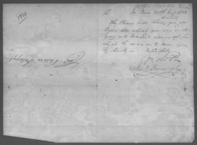 Thumbnail for Correspondence And Miscellaneous Records > 1808