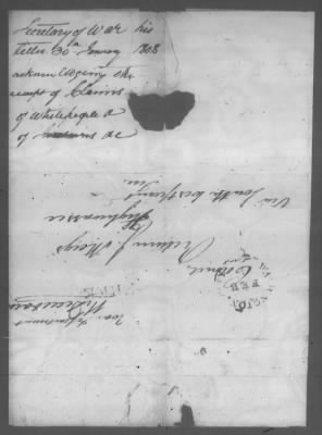 Thumbnail for Correspondence And Miscellaneous Records > 1808