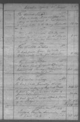 Thumbnail for Fiscal Records > Cherokee Daybook, Dec 4, 1810-Dec 13, 1817