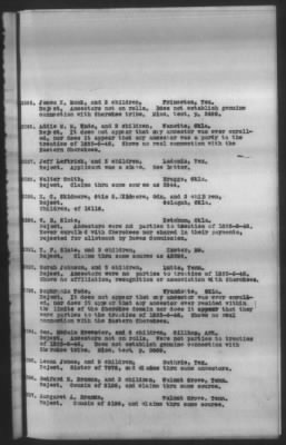 Thumbnail for Report Submitted By Guion Miller, Special Commissioner, May 28, 1909 > Volume 10, Applications 41,000-45,857