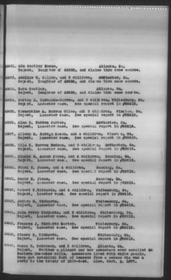 Thumbnail for Report Submitted By Guion Miller, Special Commissioner, May 28, 1909 > Volume 10, Applications 41,000-45,857