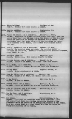 Thumbnail for Report Submitted By Guion Miller, Special Commissioner, May 28, 1909 > Volume 10, Applications 41,000-45,857