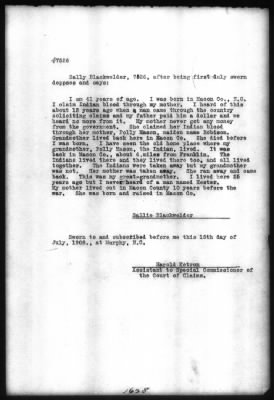 Miscellaneous Testimony Taken Before Special Commissioners, Feb 1908-Mar 1909 > Volume 4