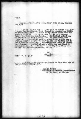 Miscellaneous Testimony Taken Before Special Commissioners, Feb 1908-Mar 1909 > Volume 4