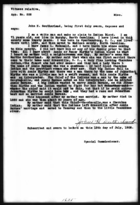 Miscellaneous Testimony Taken Before Special Commissioners, Feb 1908-Mar 1909 > Volume 4