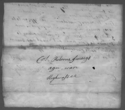 Thumbnail for Correspondence And Miscellaneous Records > 1809