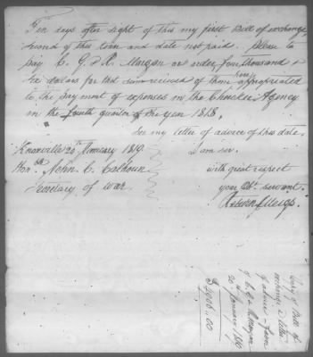 Correspondence And Miscellaneous Records > 1819