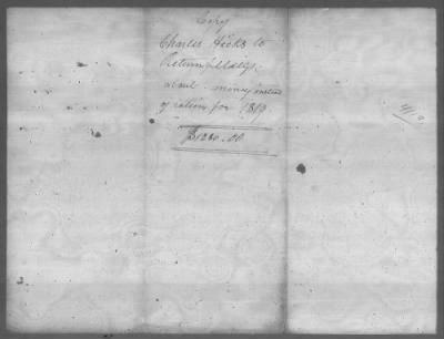 Thumbnail for Correspondence And Miscellaneous Records > 1819