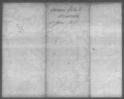 Thumbnail for Correspondence And Miscellaneous Records > 1819