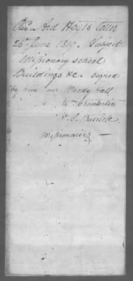 Correspondence And Miscellaneous Records > 1819