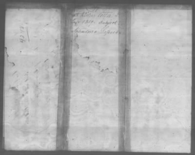 Correspondence And Miscellaneous Records > 1819