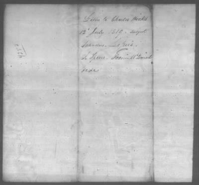 Correspondence And Miscellaneous Records > 1819