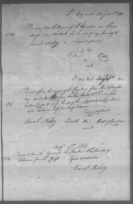 Thumbnail for Fiscal Records > Cherokee Receipts, May 31, 1801-Nov 18, 1802