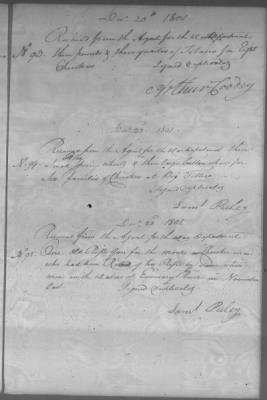 Thumbnail for Fiscal Records > Cherokee Receipts, May 31, 1801-Nov 18, 1802