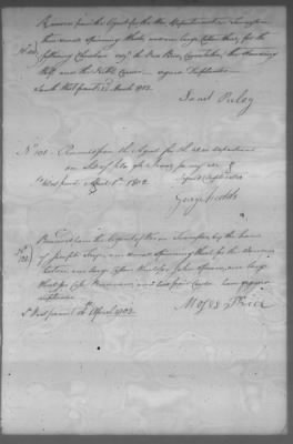 Thumbnail for Fiscal Records > Cherokee Receipts, May 31, 1801-Nov 18, 1802