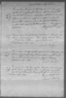 Thumbnail for Fiscal Records > Cherokee Receipts, May 31, 1801-Nov 18, 1802