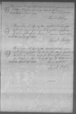 Thumbnail for Fiscal Records > Cherokee Receipts, May 31, 1801-Nov 18, 1802