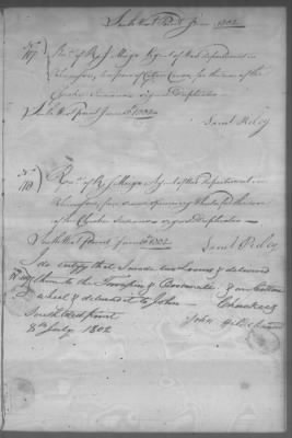 Thumbnail for Fiscal Records > Cherokee Receipts, May 31, 1801-Nov 18, 1802