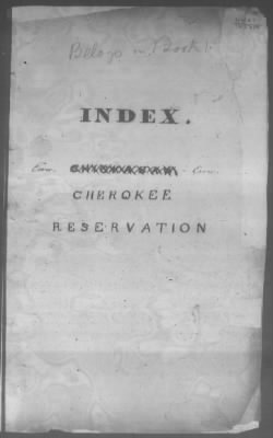 Thumbnail for Fiscal Records > Cherokee Reservations, Jun 6, 1801-Dec 6, 1819