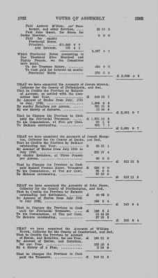 Volume VI > Votes of Assembly 1762