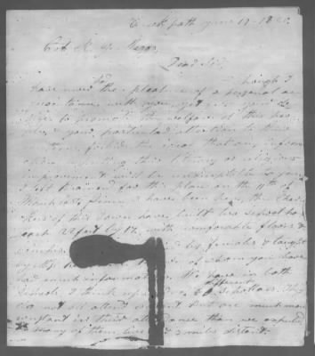 Thumbnail for Correspondence And Miscellaneous Records > 1820