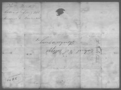 Thumbnail for Correspondence And Miscellaneous Records > 1818