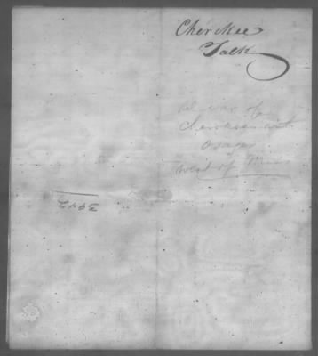 Thumbnail for Correspondence And Miscellaneous Records > 1818