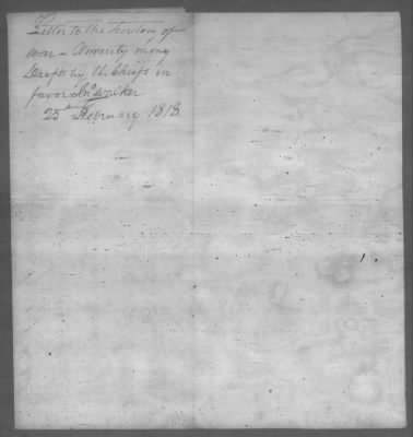 Thumbnail for Correspondence And Miscellaneous Records > 1818