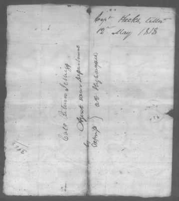 Thumbnail for Correspondence And Miscellaneous Records > 1818