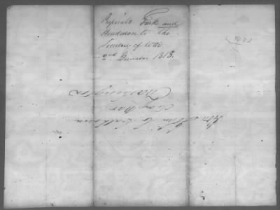 Thumbnail for Correspondence And Miscellaneous Records > 1818