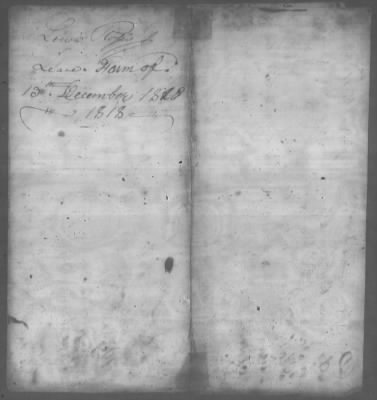 Thumbnail for Correspondence And Miscellaneous Records > 1818