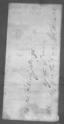 Thumbnail for Correspondence And Miscellaneous Records > 1810