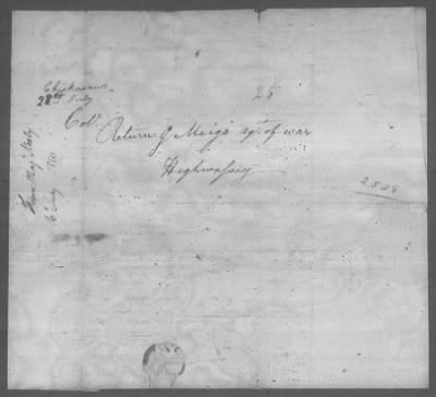 Thumbnail for Correspondence And Miscellaneous Records > 1810