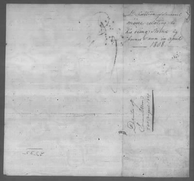 Thumbnail for Correspondence And Miscellaneous Records > 1810