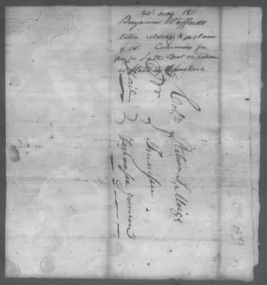 Thumbnail for Correspondence And Miscellaneous Records > 1811