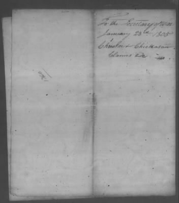 Thumbnail for Correspondence And Miscellaneous Records > 1805