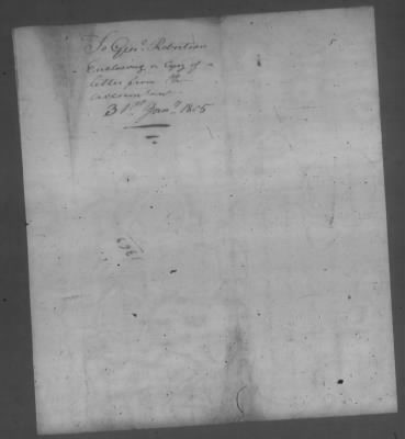 Thumbnail for Correspondence And Miscellaneous Records > 1805