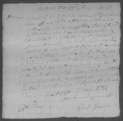 Thumbnail for Correspondence And Miscellaneous Records > 1805