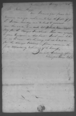 Thumbnail for Correspondence And Miscellaneous Records > 1805