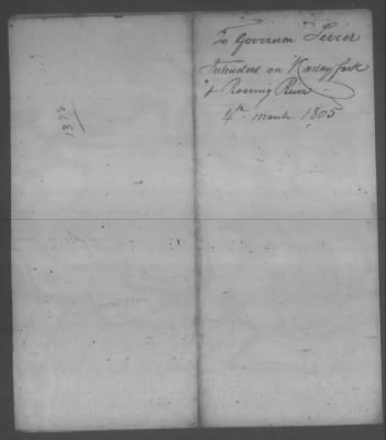 Thumbnail for Correspondence And Miscellaneous Records > 1805