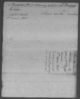 Thumbnail for Correspondence And Miscellaneous Records > 1805