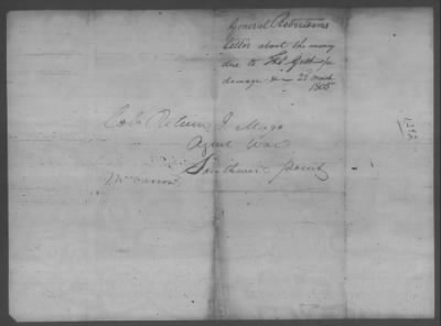 Thumbnail for Correspondence And Miscellaneous Records > 1805